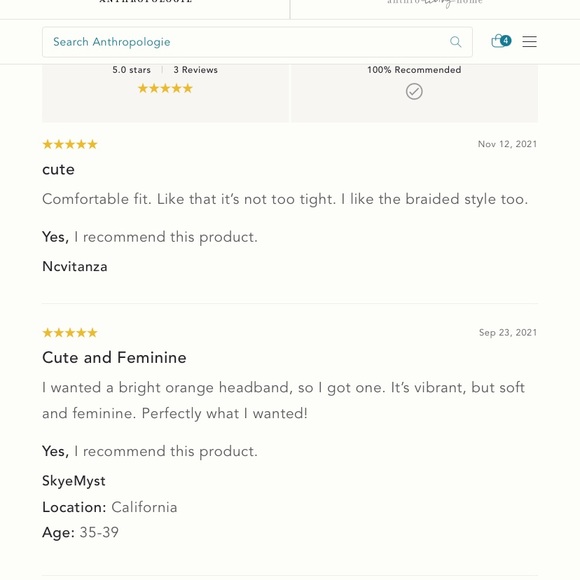 NWT Anthropologie Gingham Braided Headband - Picture 7 of 7